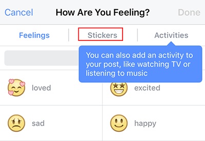 Facebook sẽ hấp dẫn hơn bằng sticker nhiều hình mới