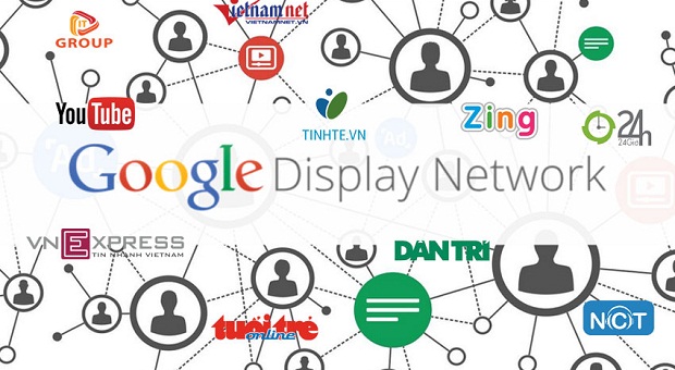 Quảng cáo Google mạng hiển thị trên các site nổi tiếng
